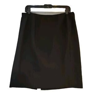 LINDA ALLARD ELLEN TRACY Women's Size 12 Black Pencil Skirt Acetate‎ Blend